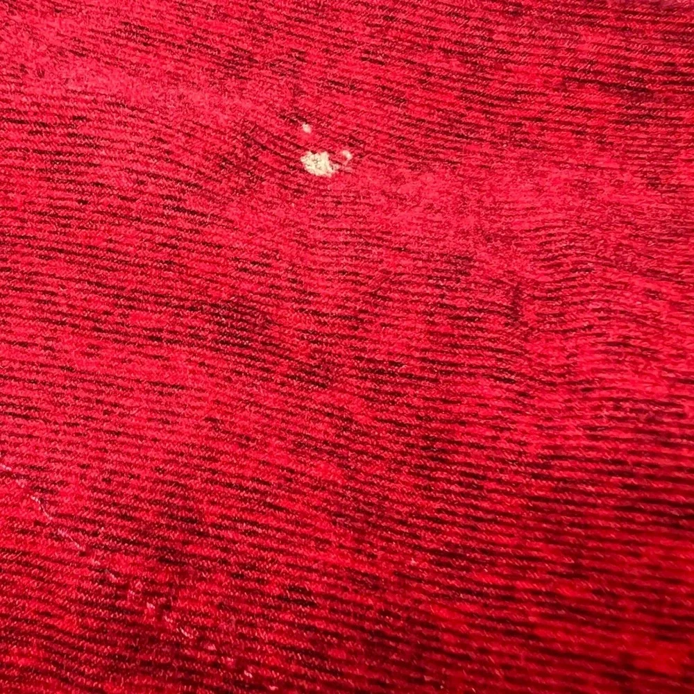 Raw Yarn Industries Mens Size Medium‎ Red Henley Shirt Super Soft Long Sleeve